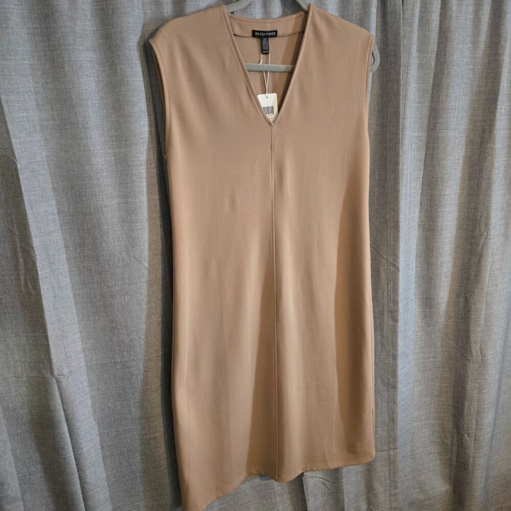 Eileen Fisher Tan Dress XXS